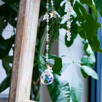 Suncatcher, Crystal Prism Drop And Stars, 2 of 4