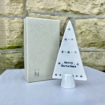 Porcelain Christmas Tree Decoration, 2 of 4