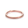 14ct Rose Gold 8mm Nose Hoop Ring Piercing, thumbnail 2 of 3