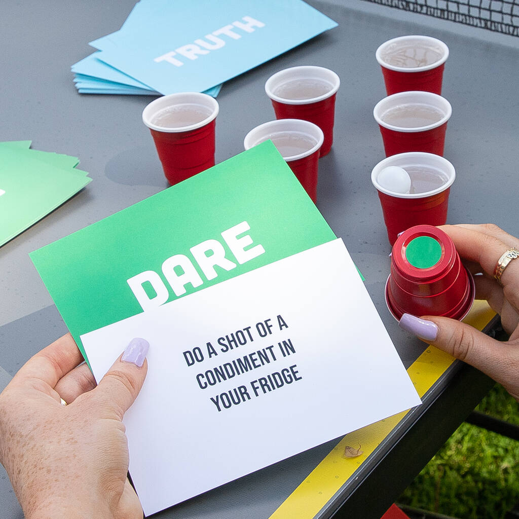 Personalised Shot Pong Drinking Game Gift Set By Proper Goose