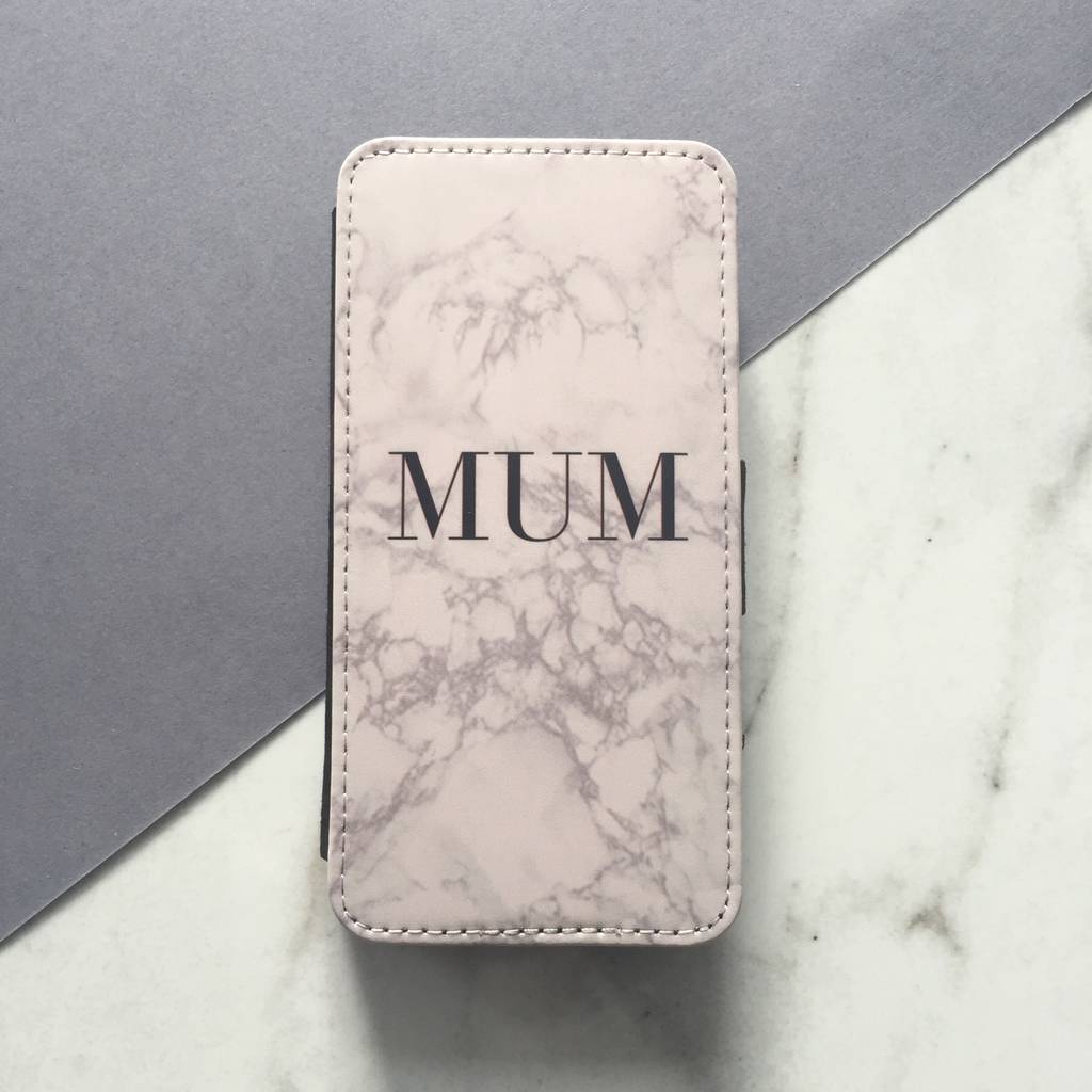leather personalised phone case by koko blossom