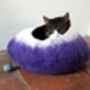 Cat Bed Cave Cocoon And Ball, thumbnail 3 of 3