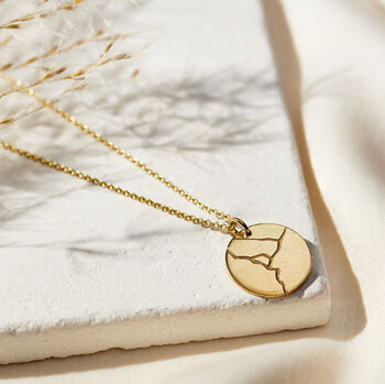 Personalised Kintsugi Disc Necklace, 3 of 7
