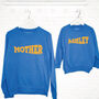Mother And Child Sweatshirts. Personalised And Stamped, thumbnail 1 of 3