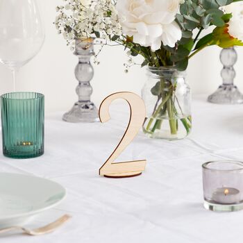 Freestanding Wooden Table Numbers, 2 of 2