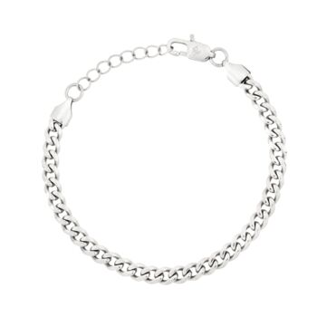 Mens Bracelet Chain 5mm Stainless Steel Cuban Bracelet For Men, 6 of 10