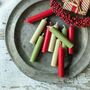 Christmas Dinner Candles | Pack Of Ten Mixed, thumbnail 11 of 11