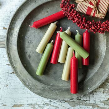 Christmas Dinner Candles | Pack Of Ten Mixed, 11 of 11