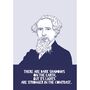 Charles Dickens Author Portrait And Quote Print, thumbnail 2 of 5