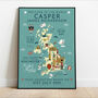 Personalised Keepsake Birth Print Born In The UK, thumbnail 3 of 6