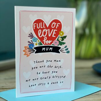 Mother's Day Card Full Of Love For Mum, 4 of 5