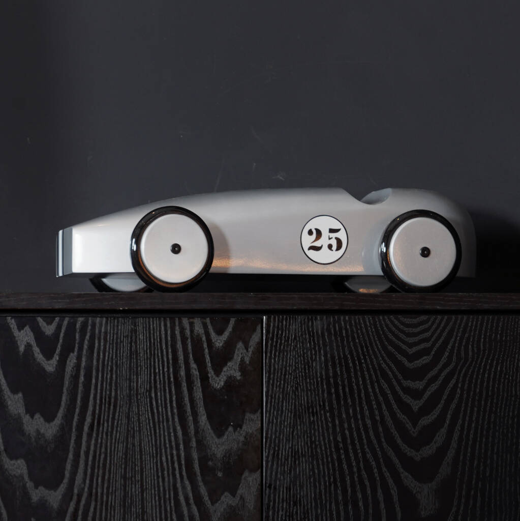 Wooden Racing Car Sculpture By Me And My Car | Notonthehighstreet.com