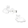 Little Bunny Sterling Silver Earrings, thumbnail 4 of 7