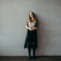 Simple Bridal Overlay Dress For Weddings, thumbnail 9 of 11