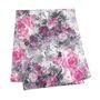 Winter Abstract Flowers Print Scarf, thumbnail 7 of 10