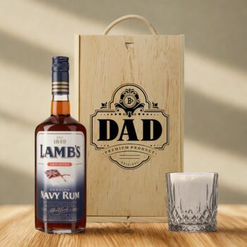 Best Dad Rum Gift Set With Custom Lid, 9 of 12