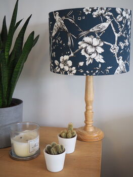 Teal Blue Bird Lampshade, 11 of 11