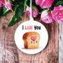 Funny Valentine's Day Bread Pun Decoration, thumbnail 2 of 2