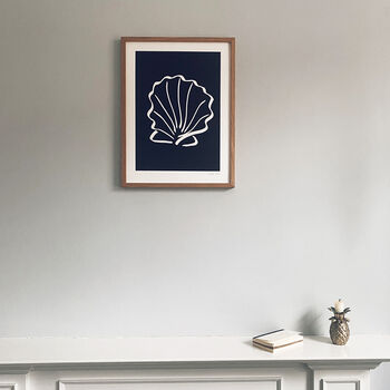 Beach Life Shell Print Black, 3 of 7