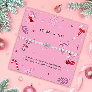 Secret Santa Snowflake Bracelet, 2 of 6
