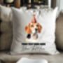 Personalised Beagle Birthday Congratulations Party Cushion, thumbnail 2 of 2