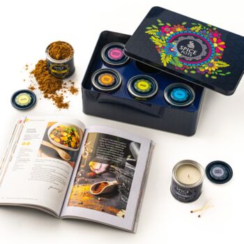 10th Wedding Anniversary Gift Tin For Curry Lovers, 2 of 12