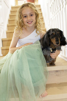 Enchanted Ruffle Tutu In Apple Green, 3 of 11