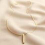 Personalised Solid 9ct Gold Bar Necklace, thumbnail 7 of 12