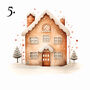 Gingerbread Home Christmas Print, thumbnail 6 of 6