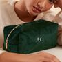 Bridesmaid Velvet Toiletry And Accessory Case, thumbnail 1 of 10