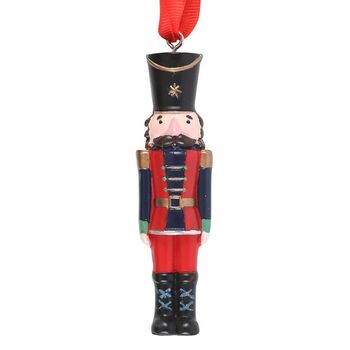 Nutcracker Christmas Tree Hanging Ornament, 3 of 4