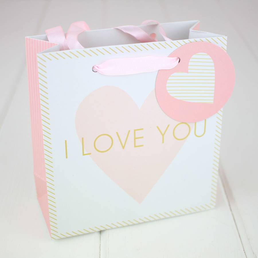 I Love You Gift Bag By Nest Notonthehighstreet I Love You Gift Bag By Nest Notonthehighstreet