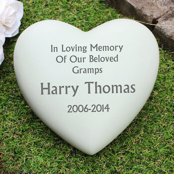 Personalised Memorial Heart, 4 of 7
