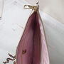 Personalised Leather Pink Pouch Bag, thumbnail 8 of 9