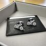 Bicycle Engravable Personalised Cufflinks And Gift Box, thumbnail 4 of 6