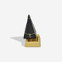 Gold And Black Marble Pyramid Jewellery Peak Large, thumbnail 4 of 4