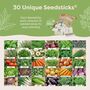Personalised Kitchen Garden Seeds Starter Kit With 30 Varieties, thumbnail 2 of 12
