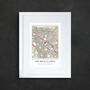 Our First Home Personalised UK Map Print, thumbnail 9 of 12