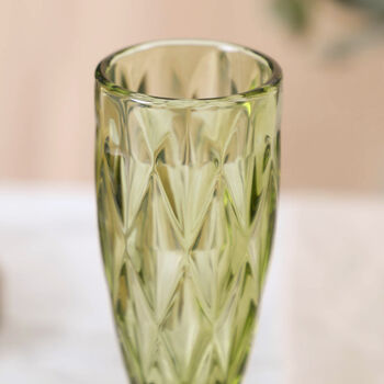 Luxury Green Coloured Glassware Collection, 5 of 9