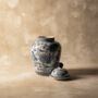 Chinoiserie Ginger Jar Pot And Vaals White Blue Porcelain, thumbnail 3 of 7
