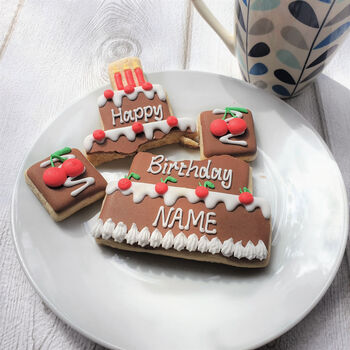 Personalised Chocolate Birthday Cookie Letterbox Gift, 2 of 4