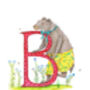 B Is For Bear Alphabet Art Print, thumbnail 2 of 12