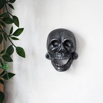 Cast Iron Skull Bottle Opener, 2 of 2