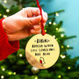 Remembrance 'Robins Appear' Christmas Tree Decoration, thumbnail 3 of 7