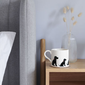 Black Cocker Spaniel Mug, 4 of 12