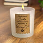 Funny Pet Owner Gifts Personalised Novelty Candle, thumbnail 1 of 5