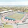 Saracens Stone X Stadium Fine Art Print, thumbnail 2 of 2