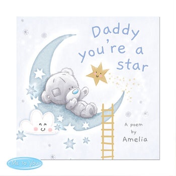 Personalised Daddy You're A Star Poem Book, 2 of 9