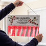 Personalised Candy Cane Countdown Advent Calendar, thumbnail 2 of 5