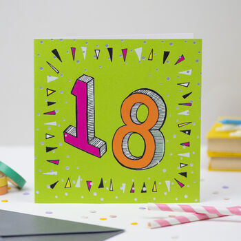 '18th' Birthday Card, 2 of 2
